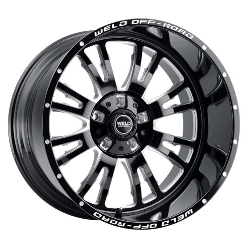 WELD Off-Road Slingblade 8x165.1 20x9 +20 Gloss Black/Milled