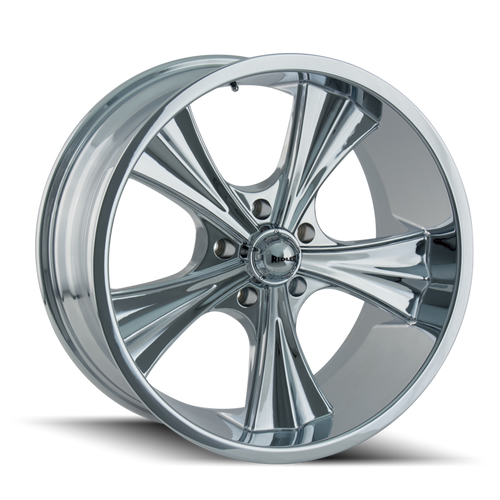 Ridler Type 651 5x120 22x9.5+18 Chrome