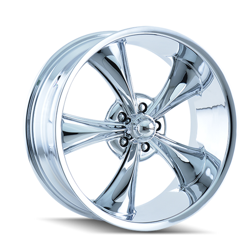 Ridler Type 695 5x115 22x10.5+18 Chrome
