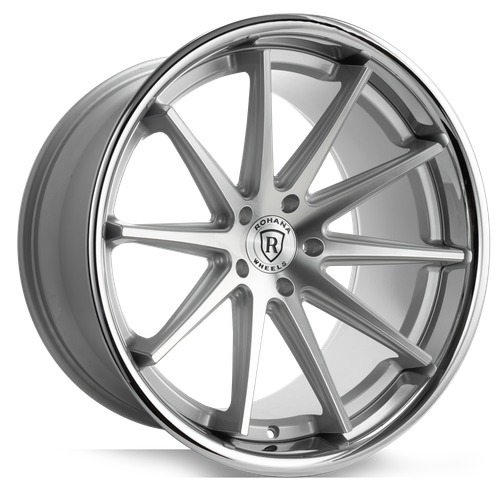 Rohana RFC10 5x114.3 20x9+25 Machine Silver/Chrome Lip