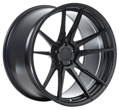 AROHA 2期 Rohana RFX2 5x120 19x9.5+53 Matte Black | ThreePiece.us
