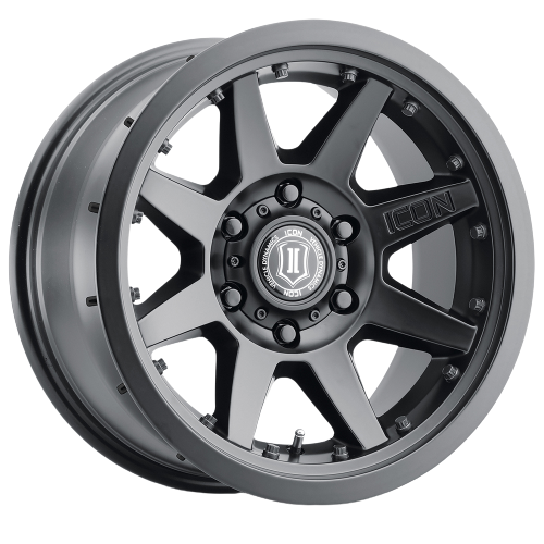 Icon Alloys REBOUND PRO 6x139.7 17X8.5+25 Satin Black