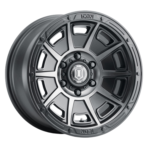 Icon Alloys VICTORY 6x120 17x8.5+0 SMK Satin Black