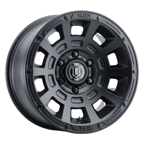Icon Alloys THRUST 6x139.7 17X8.5+25 SMK Satin Black