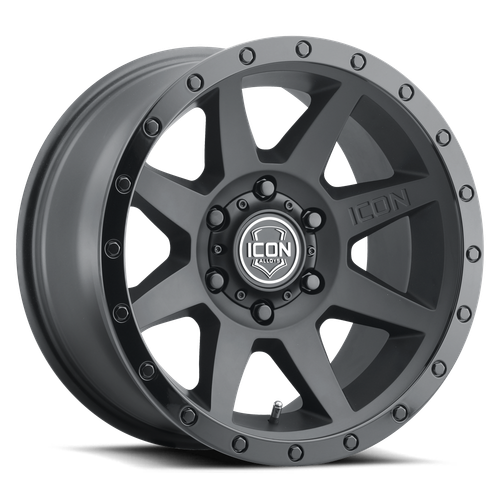 Icon Alloys REBOUND 6x135 17x8.5+6 Double Black