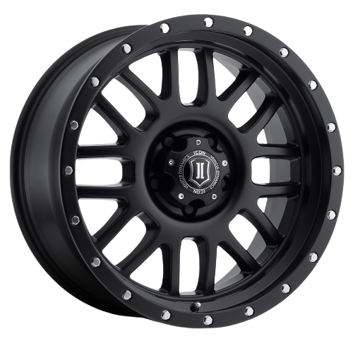 Icon Alloys ALPHA 6x135 17x8.5+6 Satin Black