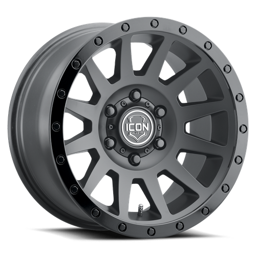 Icon Alloys COMPRESSION 6x139.7 18X9+25 Double Black