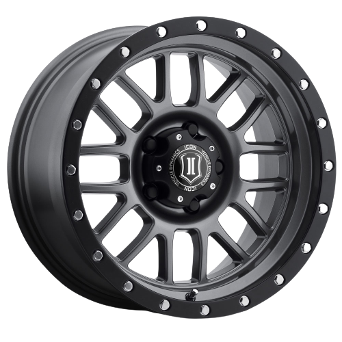 Icon Alloys ALPHA 8x165.1 20x9+19 GUN METAL