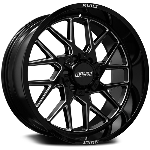 Axe BTO-3 8x180 20X9 0 GLOSS BLACK MILLED