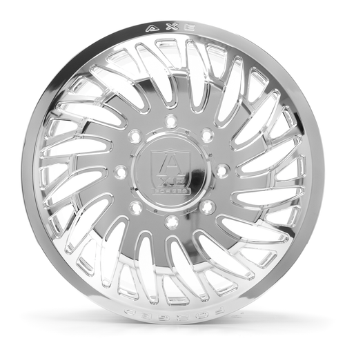 Axe AF10 DUALLY (front left) 8x200 24X8.25 146, 168 FULLY POLISHED