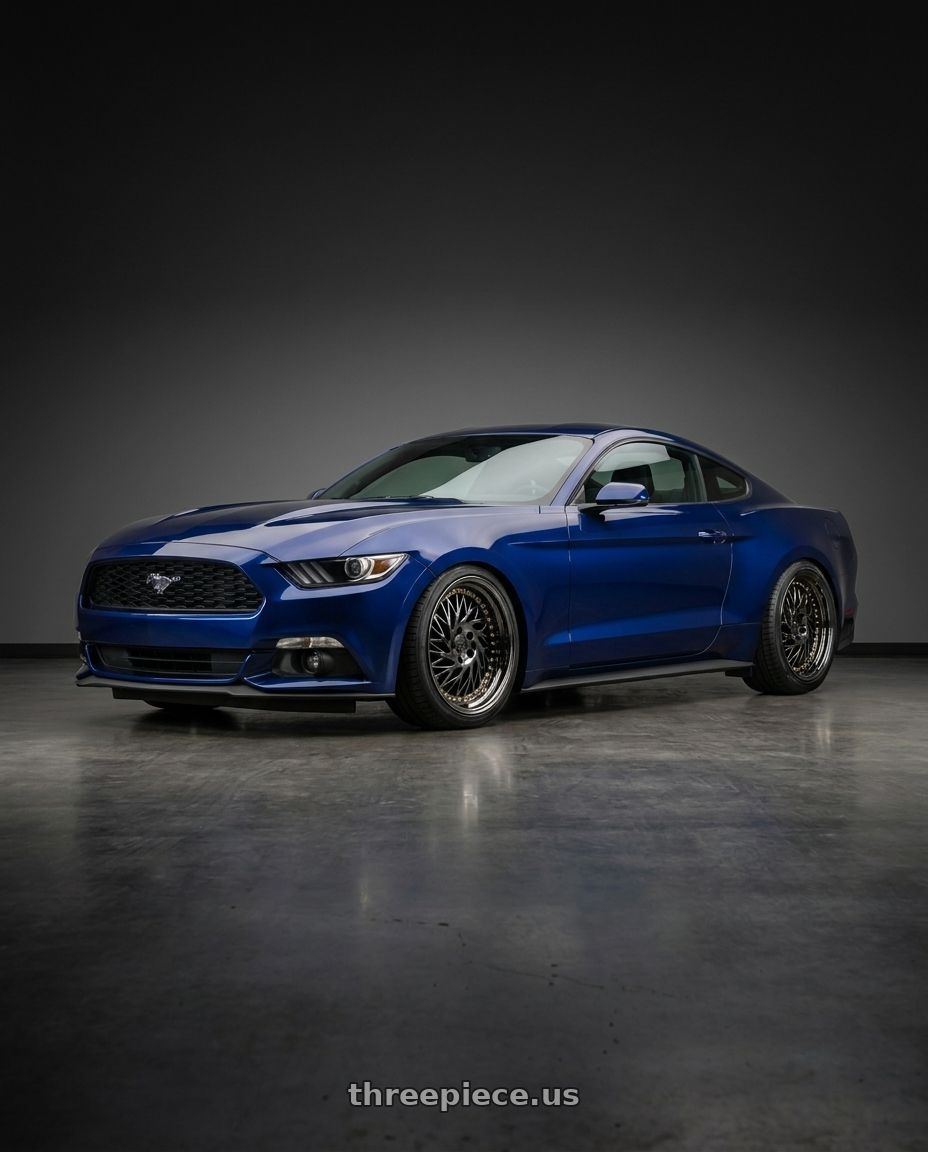 2017 S550 Mustang on Aodhan DS03 wheels visualization