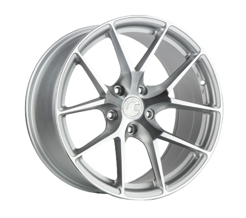 Aodhan AFF7 5x114.3 19x9.5+35 Gloss Silver Machined Face