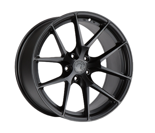 Aodhan AFF7 5x112 18x8.5+35 Matte Black wheel for 2002 Audi S6