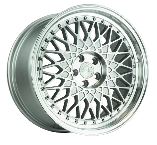 Aodhan AH05 5x100 / 5x114.3 17x9+25 Silver w/Machined Face