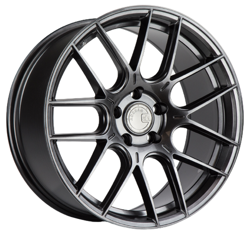 Aodhan AH-X 5x120 18x8.5+35 Hyper Black wheel for 2003 Bmw 320I