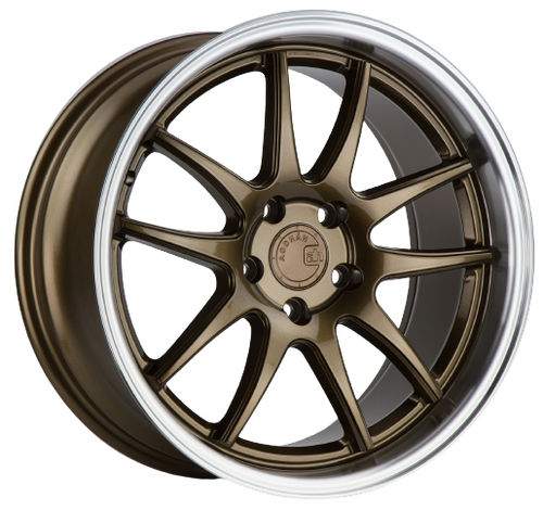 Aodhan DS02 5X100 18x9.5+35 Bronze w/Machined Lip