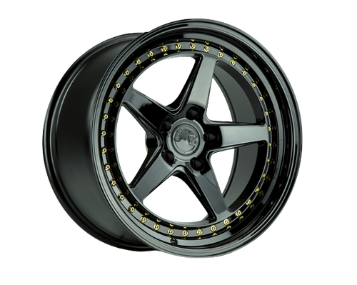 Aodhan DS05 5x114.3 18x8.5+35 Gloss Black W | ThreePiece.us