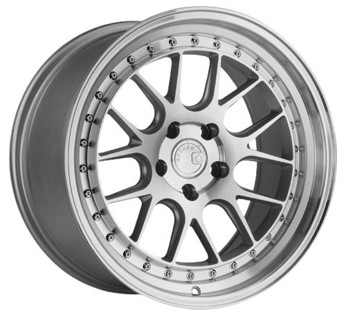 Aodhan DS06 5x100 18x9.5+35 Silver w/Machined Face