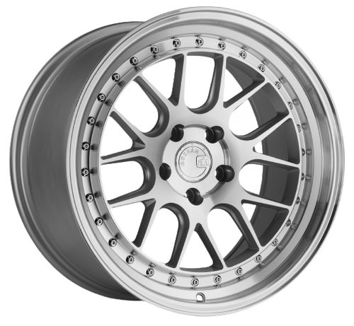 Aodhan DS06 5x114.3 18x9.5+30 Silver w/Machined Face