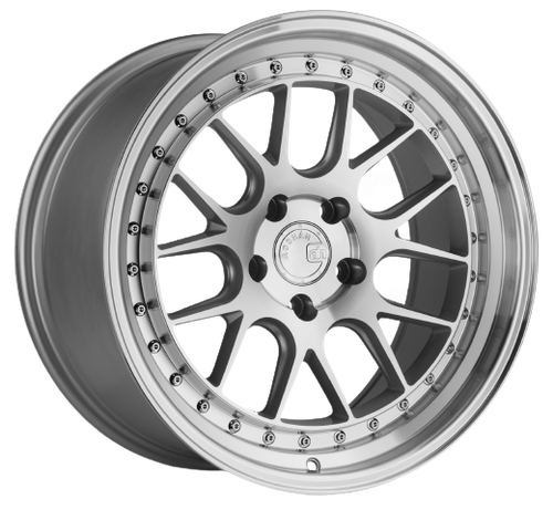 Aodhan DS06 5x114.3 19x9.5+22 Silver w/Machined Face