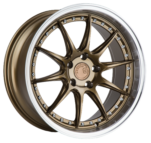 Aodhan DS07 5x114.3 18x8.5+35 Bronze w/Machined Lip