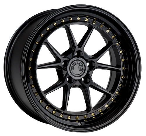 Aodhan DS08 5X114.3 19x11+15 Gloss Black W | ThreePiece.us