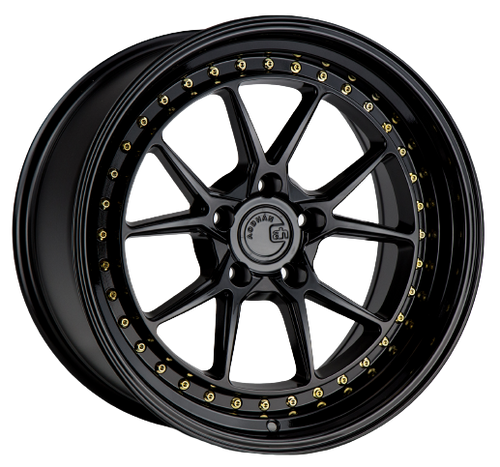 Aodhan DS08 5x120 18x9.5+35 Gloss Black W | ThreePiece.us