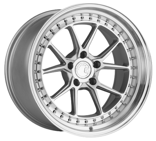 Aodhan DS08 5x120 18x9.5+35 Silver w/Machined Face