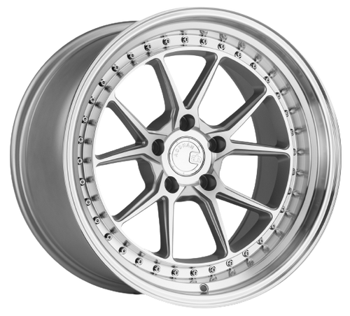 Aodhan DS08 5x120 19x9.5+35 Silver w/Machined Face wheel for 2020 Rolls Royce Wraith