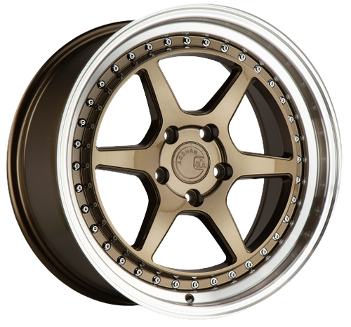 Aodhan DS09 5x100 18x9.5+35 Bronze w/Machined Lip