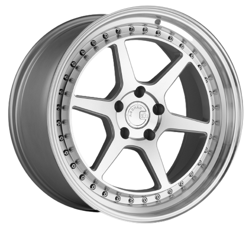 Aodhan DS09 5x100 18x9.5+35 Silver w/Machined Face