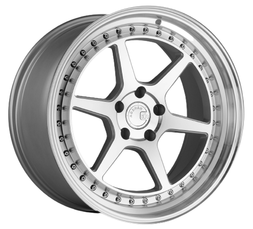 Aodhan DS09 5x114.3 19x9.5+22 Silver w/Machined Face