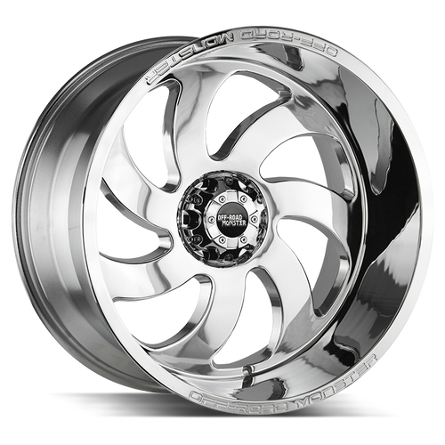 Off Road Monster M07 Blank 20x10-19 Chrome