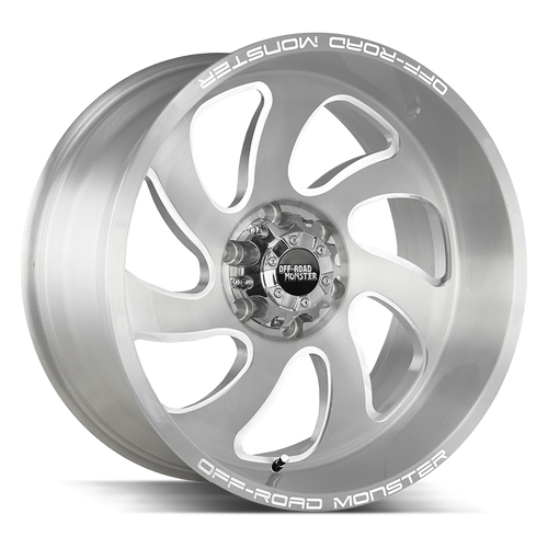 Off Road Monster M07 5x150 20x10-19 Brushed Face Silver