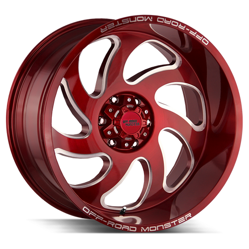 Off Road Monster M07 6x135 22x12-44 Candy Red