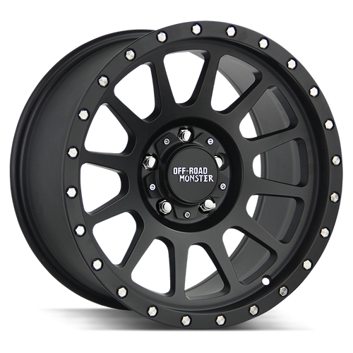 Off Road Monster M10 5x127 17x90 Flat Black