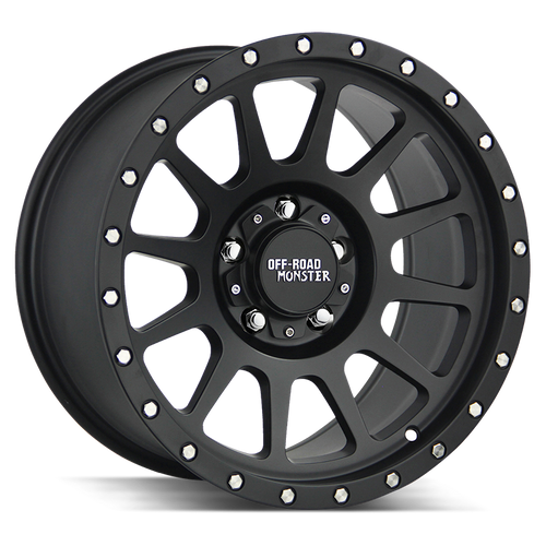 Off Road Monster M10 6x139.7 17x90 Flat Black