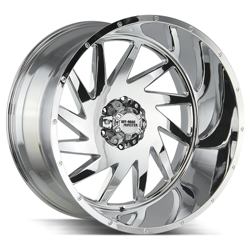 Off Road Monster M12 6x139.7 24x14-76 Chrome