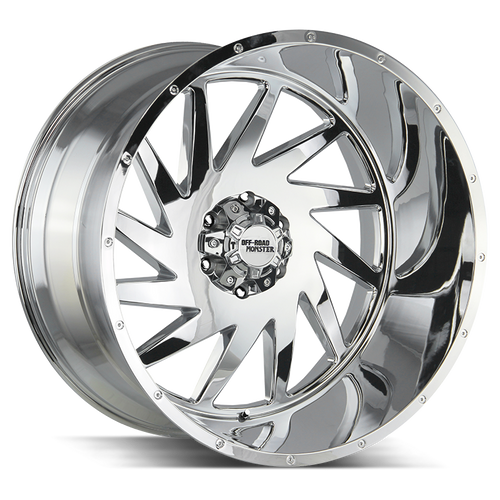 Off Road Monster M12 8x165.1 24x14-76 Chrome