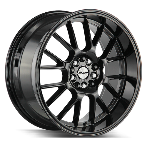 Shift Crank 4x100/4x114.3 17x7.5 +30 Gloss Black