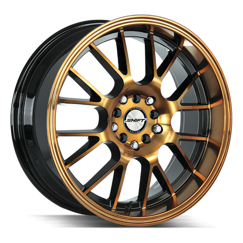 Shift Crank 5x114.3/5x120 18x8.5 +30 Black Machined Bronze