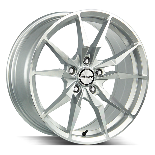Shift Blade 5x112 17x7.5 +35 Silver Machined