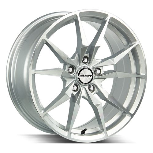 Shift Blade 5x114.3 18x8 +35 Silver Machined