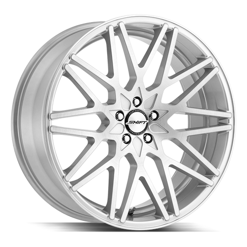 Shift Formula 5x108 20x8.5 +35 Brushed Face Silver