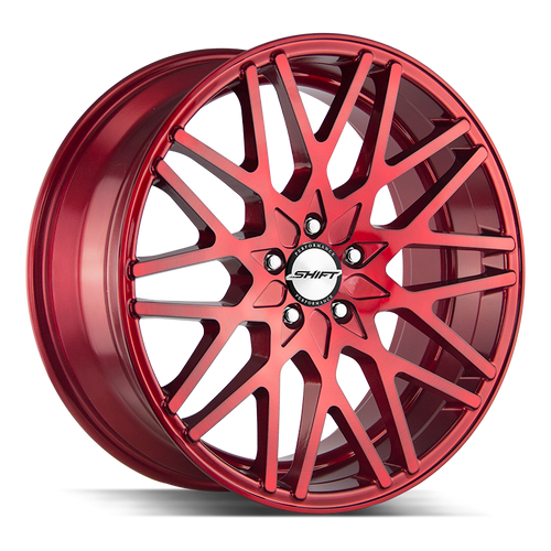Shift Formula 5x114.3 22x9 +38 Candy Red