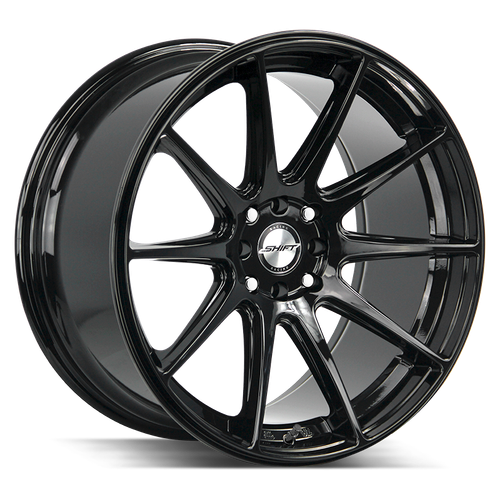 Shift Gear 4x100/4x114.3 18x9 +30 Gloss Black