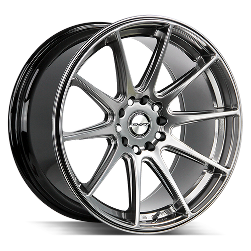 Shift Gear 4x100/4x114.3 18x9 +30 Platinum Silver