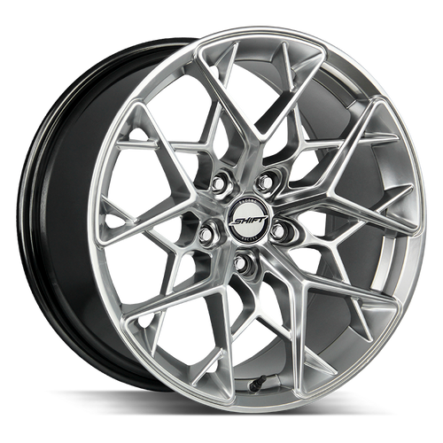 Shift Piston 5x120 18x8.5 +35 Platinum Silver