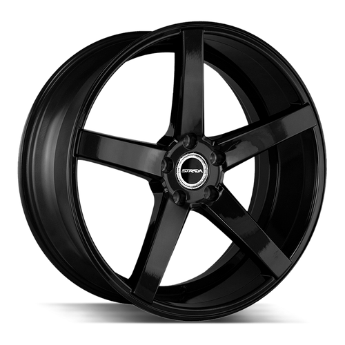 Strada Perfetto 5x114.3 18x8 +40 Gloss Black