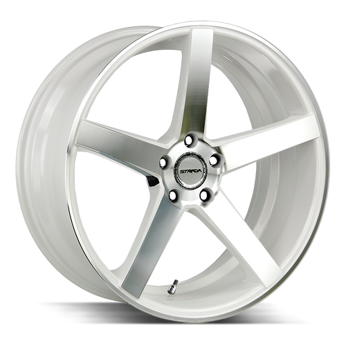 Strada Perfetto 5x114.3 20x8.5 +35 White Machined